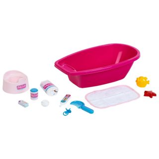 Klein Baignoire Princess Coralie - Grand Modele Avec Accessoires - Rose - Pour Enfant Des 3 Ans