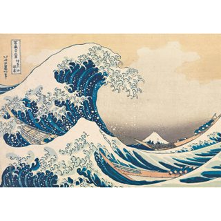 Puzzle 1000 pièces + poster : La Grande Vague, Hokusai - Clementoni - Puzzles