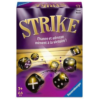 Ravensburger Jeu de dés Strike Jeu d'ambiance 2 à 5 joueurs 7 ans et plus