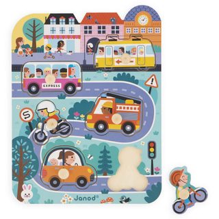 Janod Puzzle Bois Juratoys-janod 20,8x27,5 Cm Multicolor Bois