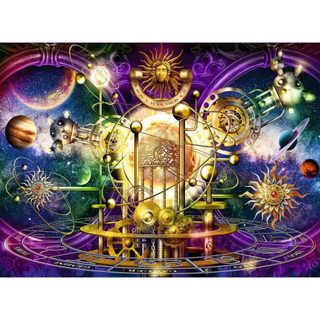 Puzzle 500 pièces : Système solaire doré - Ravensburger - France