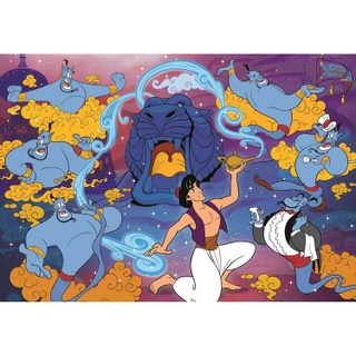 Clementoni Aladdin - Puzzle Supercolor - 104 Pieces - 48 X 33 Cm