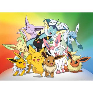 Nathan 150 pièces Pokémon Evoli et ses évolutions