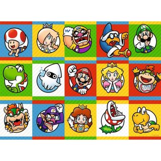Puzzle 200 XXL pièces : Collection de personnages - Super Mario - Ravensburger - France