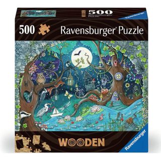 Ravensburger Puzzle En Bois - Foret Fantastique - 500 Pièces - Qualité Premium