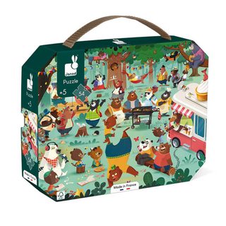Janod Puzzle Juratoys-janod Puzzle La Cousinade Des Ours 54 Pièces Multicolor Carton