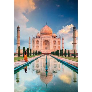 Clementoni 1500p Taj Mahal - 59 2 x 84 3 cm - Avec poster