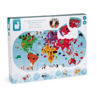 Jouets de Bain : carte des explorateurs - Juratoys - Janod