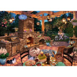 Puzzle 1000 pièces : Cuisine d'extérieur - Ravensburger - France