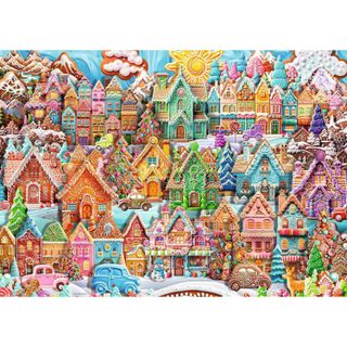 Puzzle 1000 pièces - Noël au village des cookies - Ravensburger - France