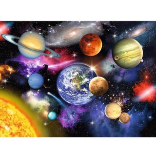 Ravensburger Puzzle 300 pièces XXL - Système solaire - Pour enfants dès 9 ans
