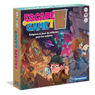 Clementoni Escape Game - 3 pièces: Pharaon Espace Château - 1 à 8 joueurs