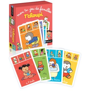 Mon premier jeu de familles T'Choupi - Dujardin - Nathan