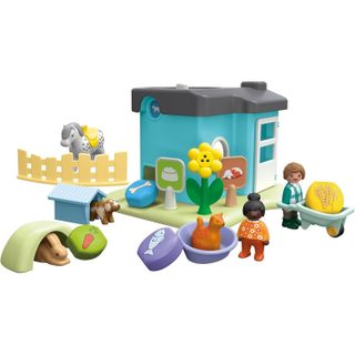 Playmobil Junior 71690 Maison Des Animaux