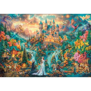 Puzzle 2000 pièces : Légendes du royaume caché - Clementoni - Puzzles