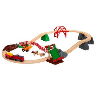 CIRCUIT DE LA FERME ET LOCOMOTIVE - Brio