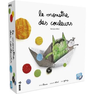 Asmodee Jeu plateau coopératif Le Monstre des Couleurs Mini émotions 3+
