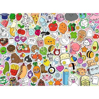 Ravensburger 500 pièces Stickers Kawaii