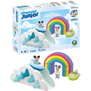 Playmobil Junior 71696 Maison des nuages de Mickey et Minnie Junior & Disney Dès 12 mois