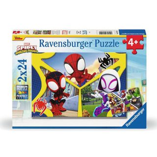 Puzzles 2 x 24 pièces : Spidey et compagnie - Ravensburger - France
