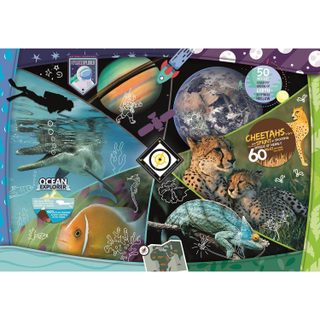 Clementoni 25715 - National Geographic Kids 104 Pieces - Explorers I