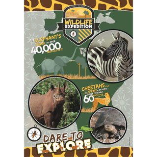 Clementoni National Geographic Kids 180 Pièces - Sauvage