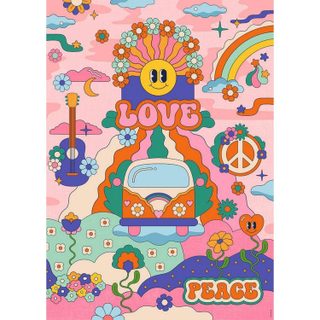 Nathan 1000 pièces Hippie style Cha cha Pop