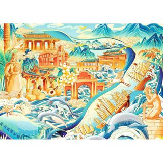 Nathan Editions - 016182 - Puzzle 1500 Pieces - Les Merveilles D'asie