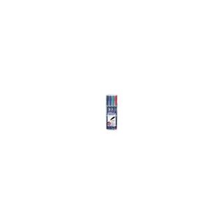 Staedtler Lumocolor permanent F DRY SAFE 318 WP4 pack 4 marqueurs permanent