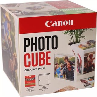 Pack de 40 feuilles papier photo brillant Canon PP-201 pour MAXIFY GX5050 GX6550 PIXMA TS7750i et TS8750 Vert