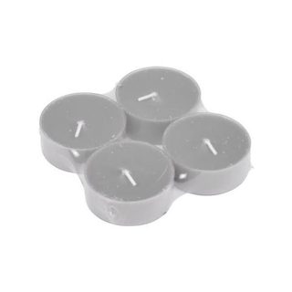 Lot de 4 bougies maxi chauffe plat Perle de glace