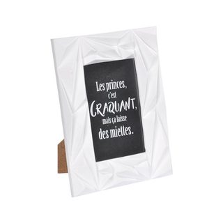cadre pp "prince craquant" 13*18cm galactic blanc - en display de 12