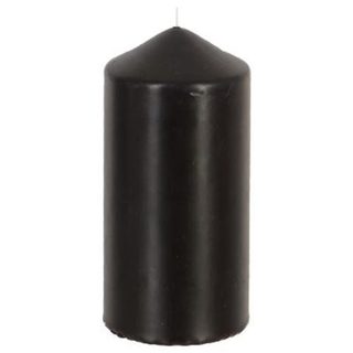 Comptoir de la Bougie - Bougie Cylindrique "Hugo" 14cm Noir