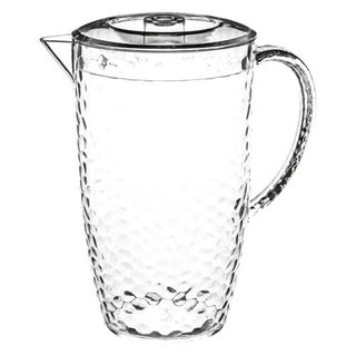 FIVE Simply Smart - Pichet à Eau Plastique Martelé 2L Transparent