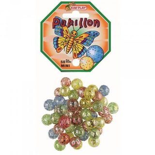 50 mini billes - Papillon