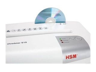 HSM shredstar S10 - Destructeur de documents - coupe droite - 6 mm - O-1, P-2, E-2, T-1