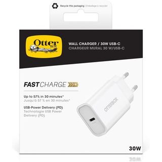 Chargeur mural Otterbox pour Smartphone et tablettes 30 W Blanc