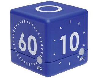 Minuteur tfa cube timer digitaler würfel-timer, blau bleu numéri 38.2036.06