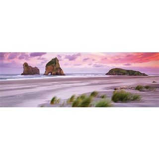 1000 pièces panoramique -  Alexander von Humboldt  : Plage de Wharariki, Nouvelle-Zélande Heye