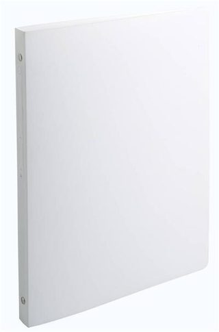 Classeur Exacompta 4 annx polypro 32x25cm Opaque Dos 20mm Blanc