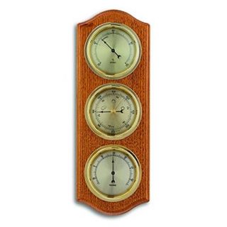 Tfa 20.1076.01B Station Météorologique Analogique D'Intérieur À 3 Cadrans Chêne