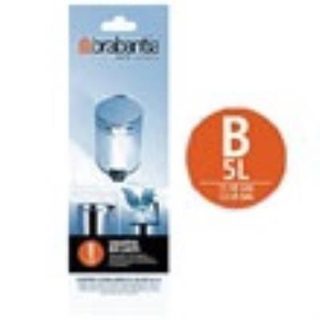 Brabantia Sacs-poubelle de salle de bains 5 l blanc