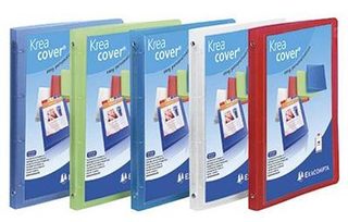 Classeur Exacompta Kreacover 2 annx en D 32x26,8cm Chromaline Dos 40mm Coloris assortis