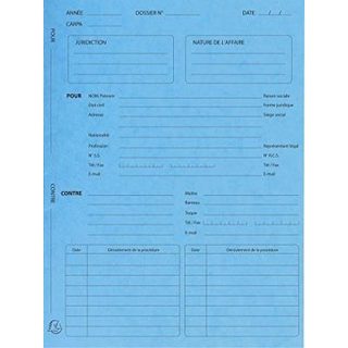 Exacompta 445102e pack de 25 chemise artonnée sans rabat pour avocats 25 x 32 cm turquoise