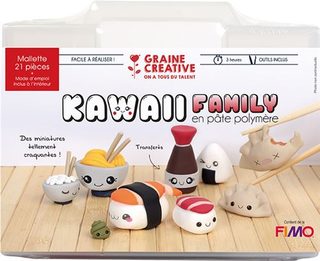 Graine Créative Mallette Fimo Kawaii Asie