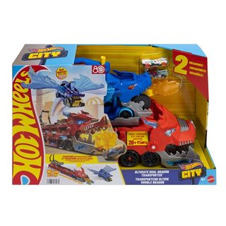 Hot Wheels Transporteur 2 en 1 Dragons City - JBM72