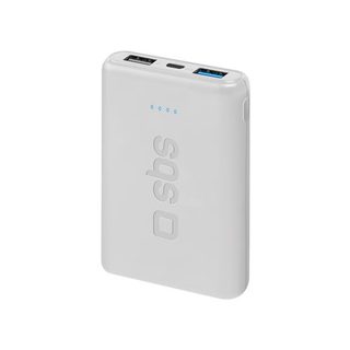 Batterie externe SBS Powerbank Pocket pour Smartphone 5000 mAh Blanc