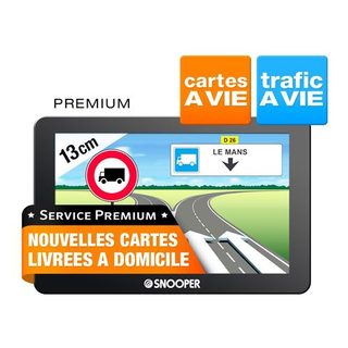 GPS Snooper PL5400 Premium 5" Noir