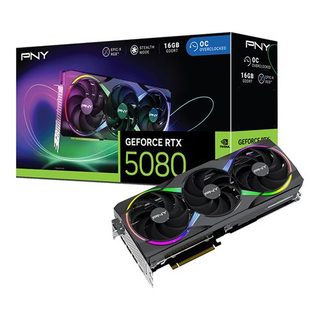 Pny Nvidia GeForce RTX 5080 16GB ARGB Overclocked Triple Fan