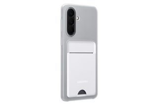 Coque arrière avec porte-carte Gris Clair pour Samsung Galaxy A57 5G
